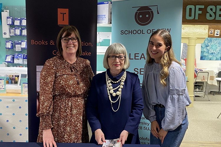 Nicola Lee, EsmeYoung and Isabel Lee at the book signing