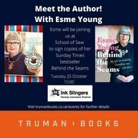 ESME YOUNG IS COMING TO SCHOOL OF SEW!