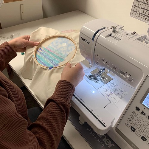 Free motion embroidery