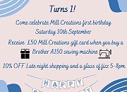 Happy 1st Birthday Mill Creations