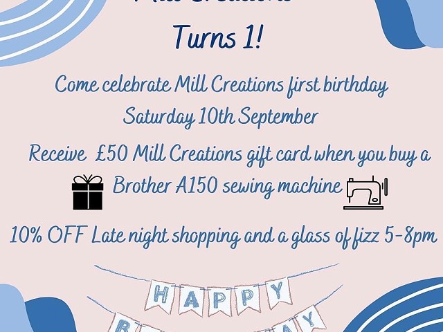 Happy 1st Birthday Mill Creations